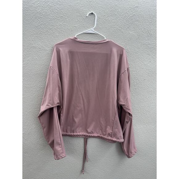Embrace Life Athleisure Womens Top Size XL Pink Long Sleeve Pullover Soft - Picture 6 of 10